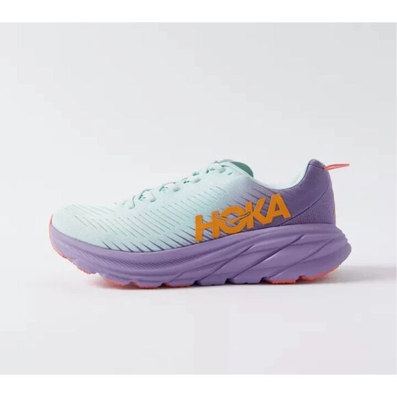 ✨Hoka Women's RINCON 3 Blue Glass Chalk Violet Running Walking Sz 7.5 Shoes✨ - Picture 4 of 14